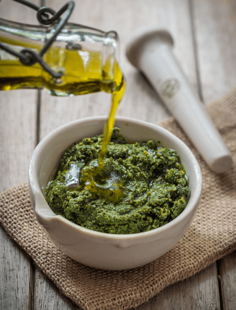 Pesto maison au basilic