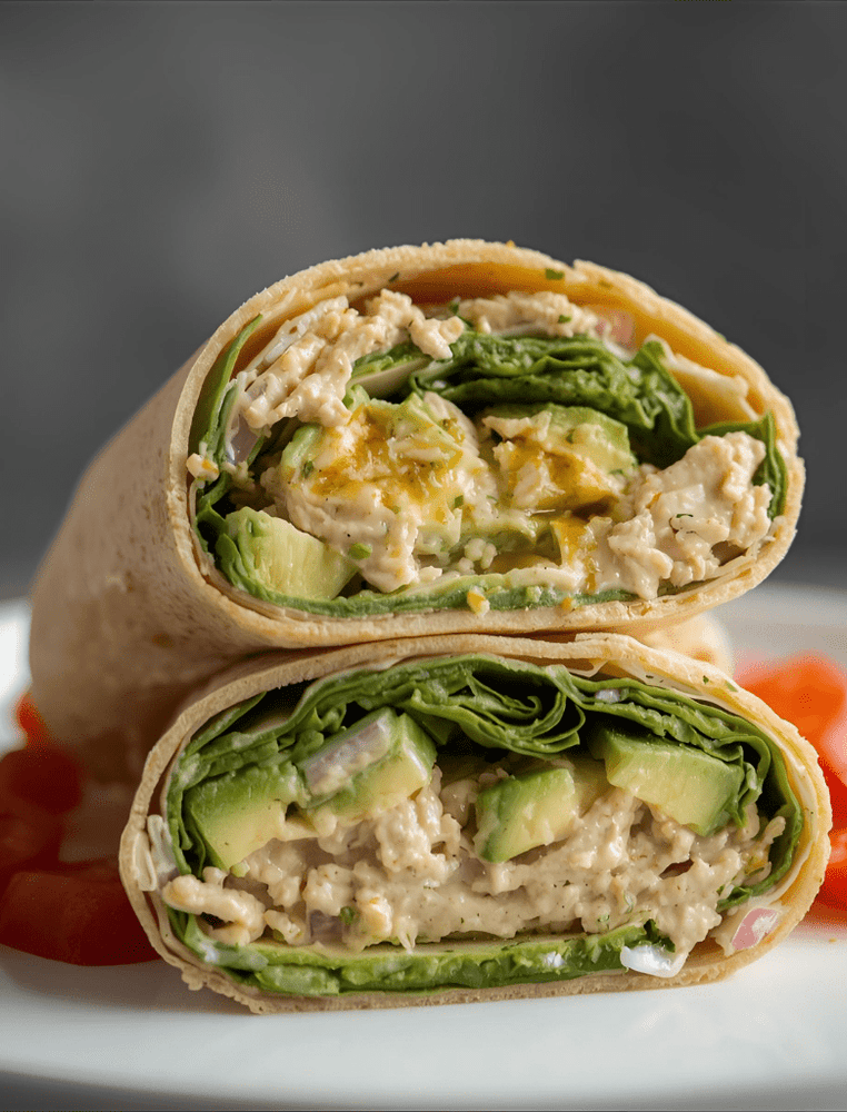 Wrap frais thon, avocat et skyr